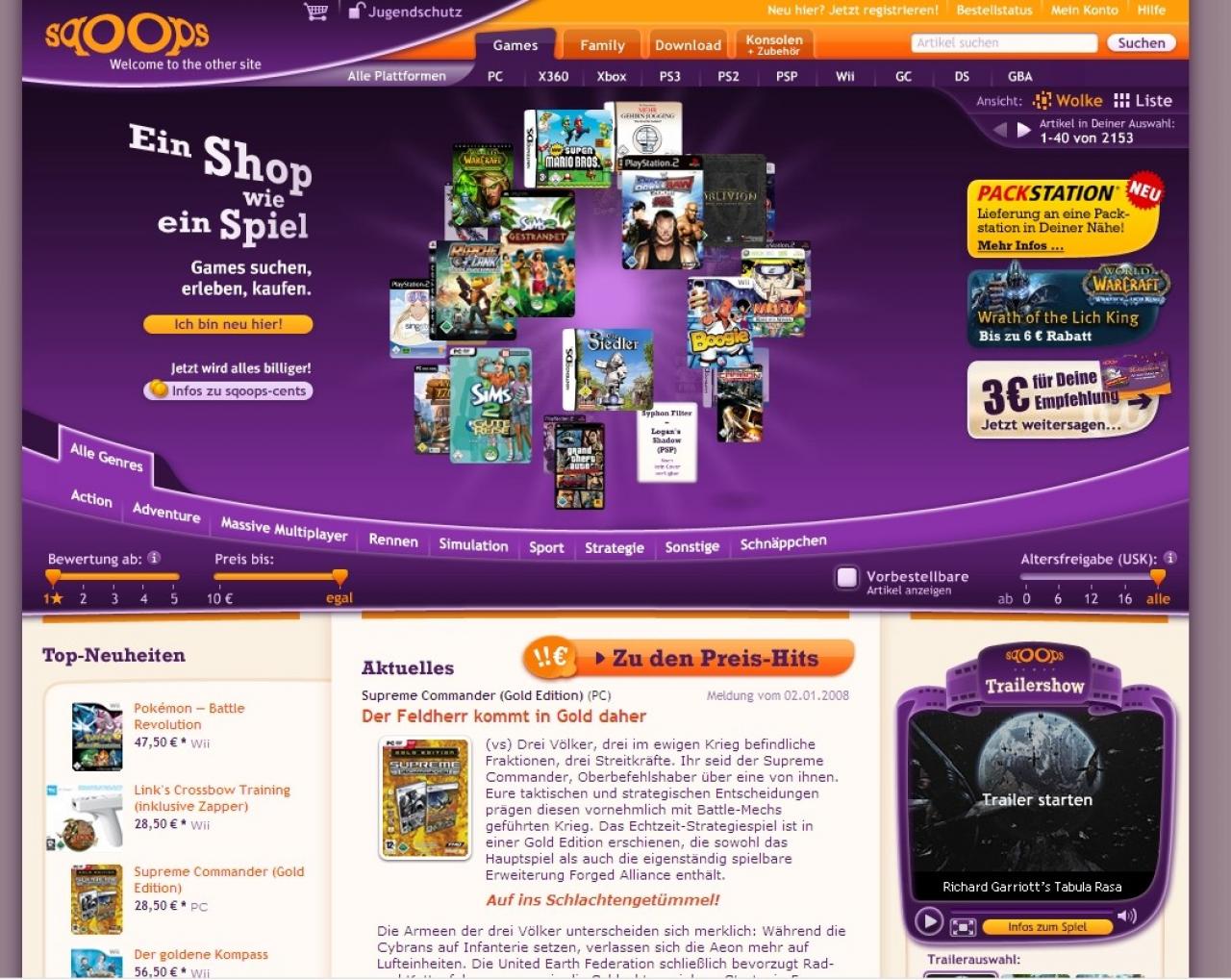 [11/01/2008] Schöner shoppen: Sqoops hat tolle Features für den Online-Einkauf am Start.