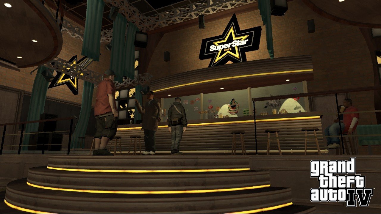 [08/02/2008] Leckeres Essen, cooles Ambiente: Das Super Star Cafe (GTA IV)
