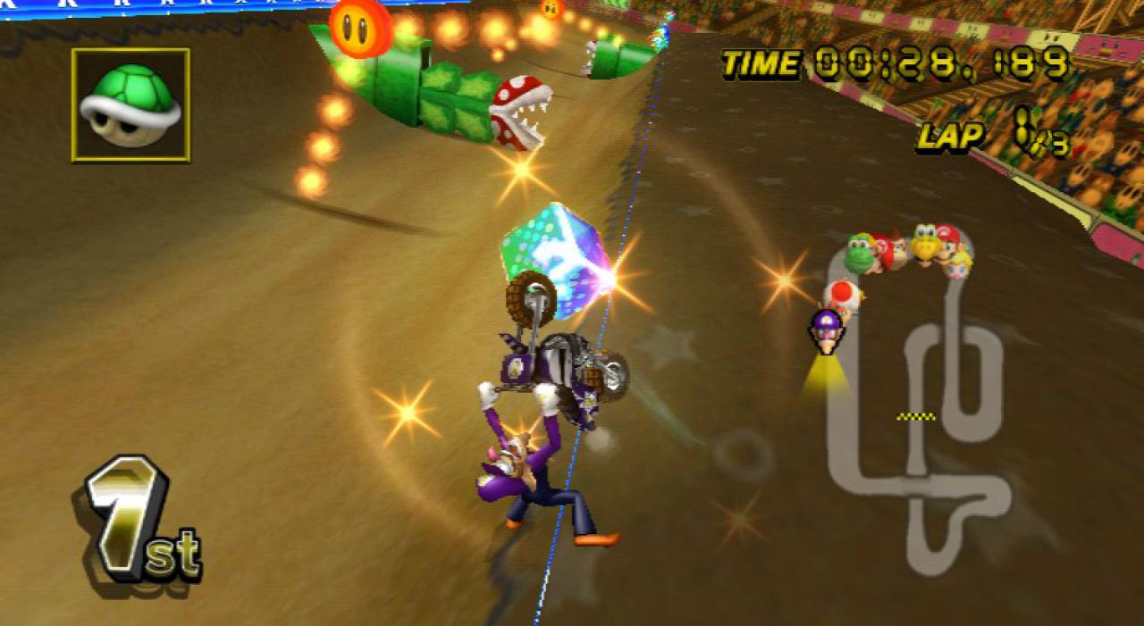 [21/02/2008] Auch Nintendo hat mit Super Smash Bros. und Mario Kart gleich zwei Titanen auf den Markt gebracht, die bei Jung und Alt gleichermaßen Ehrgeiz wecken. Hier wird der A-Knopf gedrückt, bis die Finger bluten.