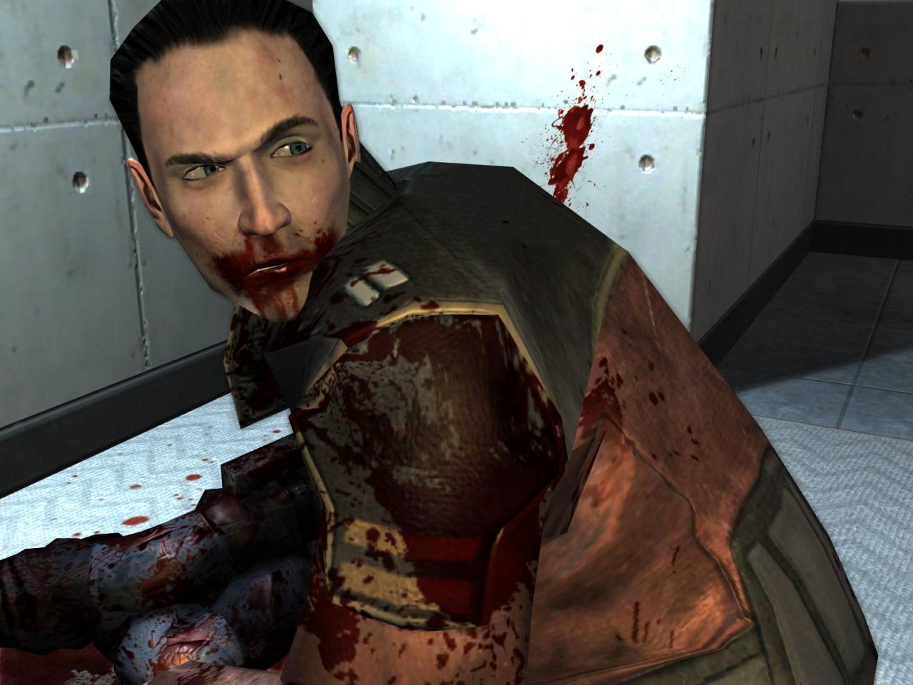[15/04/2008] Paxton Fettel (F.E.A.R.) tritt erst im dritten Teil als spielbarer Charakter auf. Im ersten Teil war er noch als Antagonist 