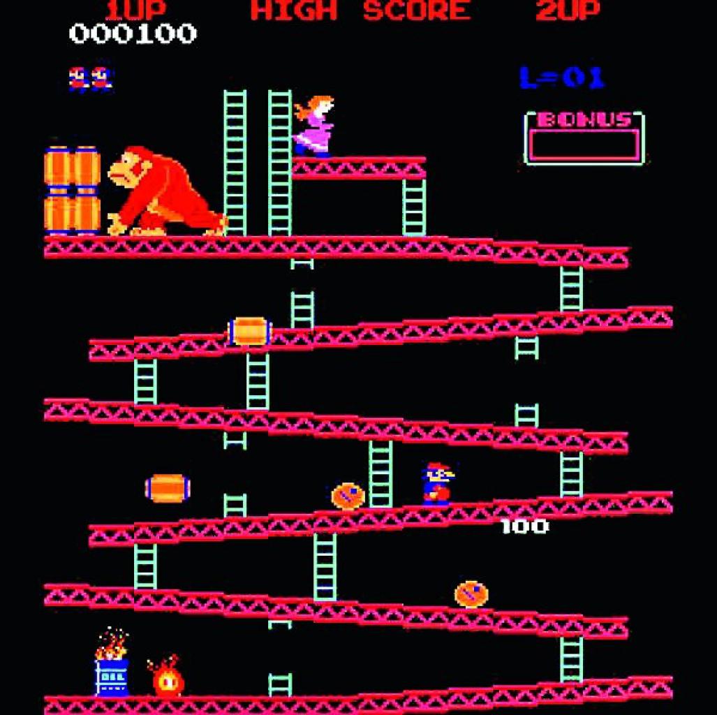 [23/05/2008] Donkey Kong: Der erste Auftritt war dank genialer Design-Ideen und der beiden Nintendo-Maskottchen ein voller Erfolg. 