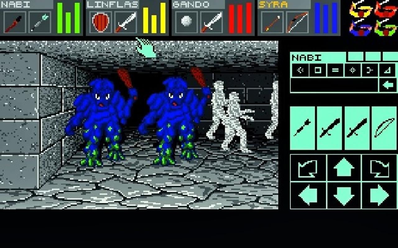 [23/05/2008] Dungeon Master: Das Rollenspiel bricht 1987 mit vielen Konventionen des Genres. Die Maus wird zum zwingend notwendigen Eingabe-Element.
