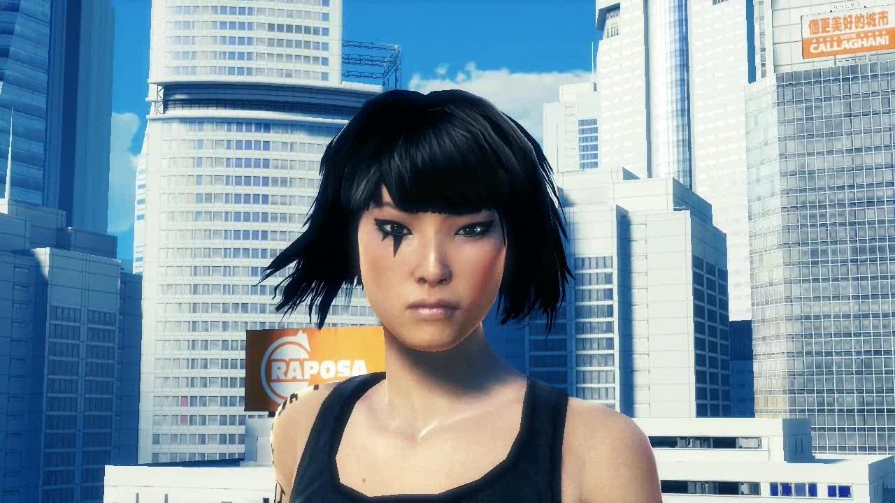 [06/05/2008] Das Ingame-Modell von Faith ist im ersten Teil so gut wie nie zu sehen.