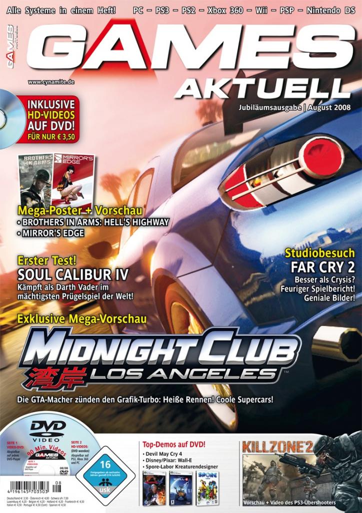 [22/07/2008] Games Aktuell 08/08 (jetzt am Kiosk)
