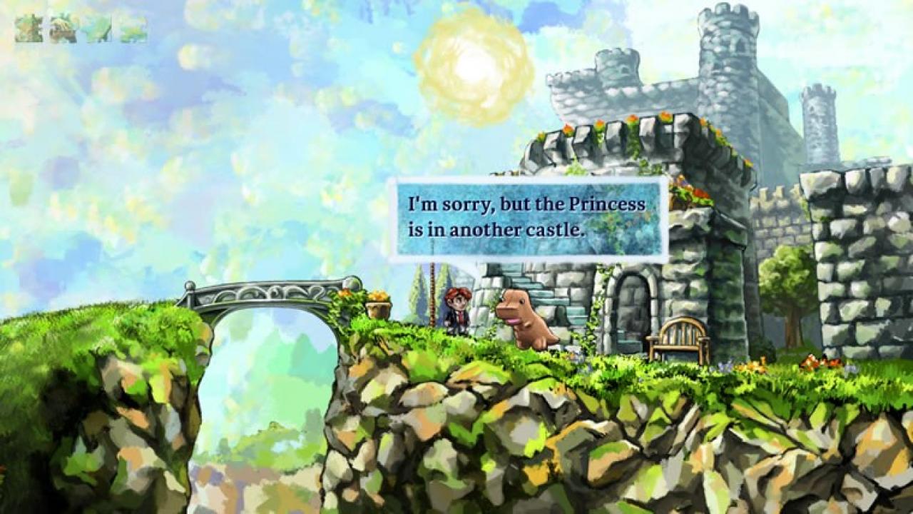 [06/08/2008] Braid versetzt uns mit Metaphern für Träume und Reue in eine melancholische Spielwelt voller handgezeichneter Hintergründe und Puzzles.