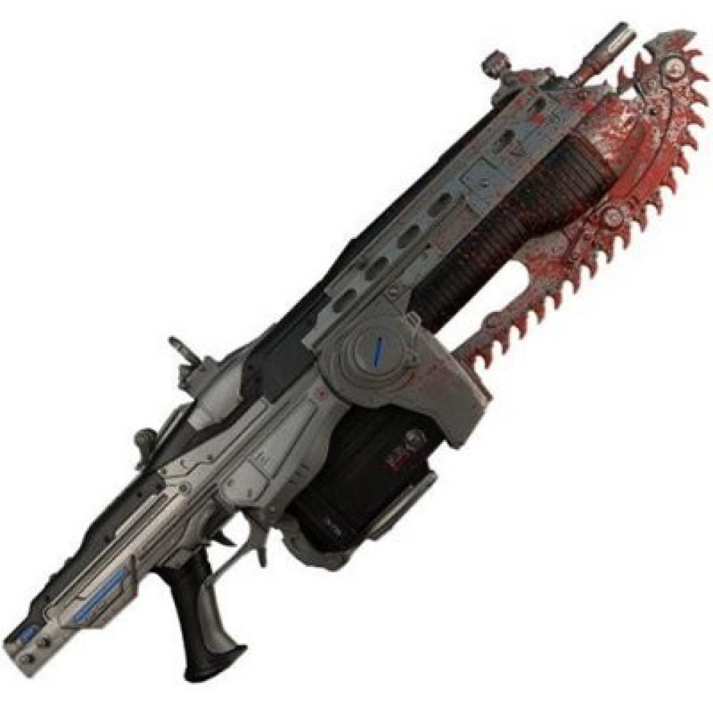 [11/08/2008] Mit der Lancer aus Gears of War könnte man sogar die nächste Zombie-Apocalypse überleben. Bestandteile der Waffe sind neben einer Kettensäge natürlich auch ein leistungsstarkes Maschinengewehr. 