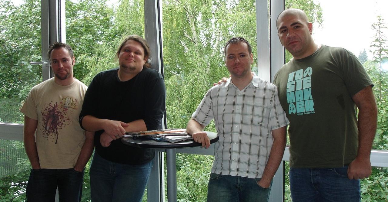 [29/08/2008] Andreas Szedlak, Simon Fistrich, Thomas Szedlak, Ahmet Iscitürk (v. links)