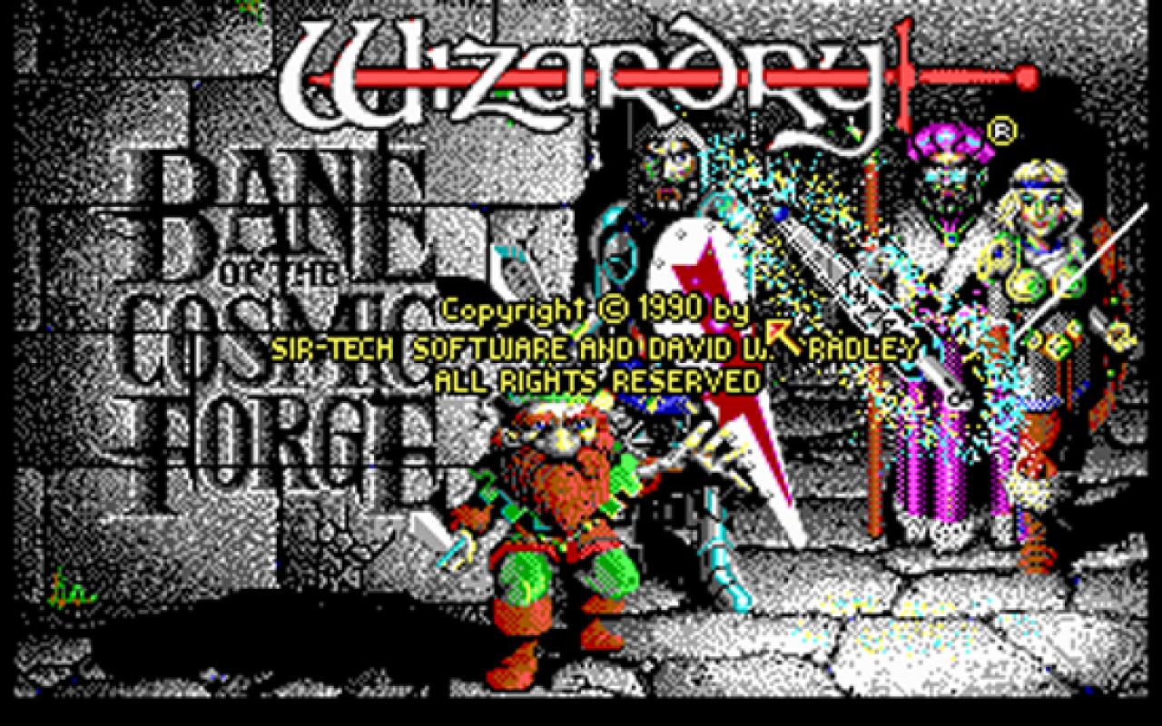 [17/10/2008] Wizardry ist ein frühes Beispiel für ein Rollenspiel.
