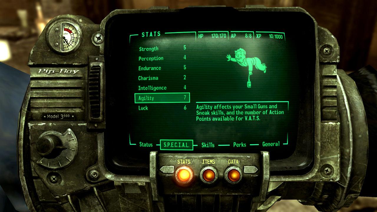 [13/11/2008] Gegen den Pip-Boy 3000 aus Fallout 3 sieht selbst das iPhone 5 aus wie ein Nokia 2810. Mit dem Mini-Computer erhaltet ihr nicht nur Informationen über eure Umgebung, sondern auch über den eigenen Körper. Die Frage, ob man wirklich noch ein Bier trinken sollte, könnte man also nicht mehr sich selbst, sondern dem Pip-Boy stellen.