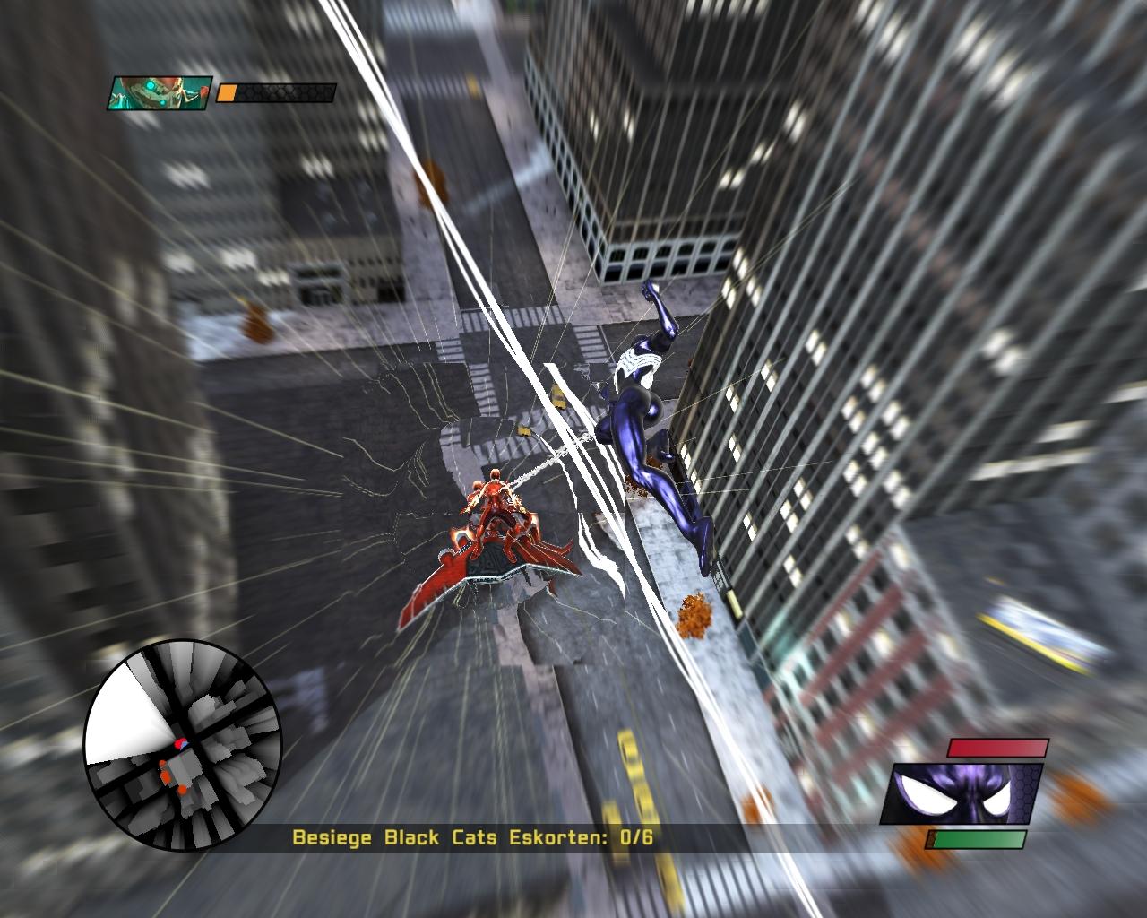[04/11/2008] Als ob es nicht schon reichen würde, dass man sich inmitten von Wolkenkratzern durch die Lüfte schwingt, es muss natürlich auch noch gekämpft werden. Für Spider-Man ist dies jedoch keine Herausforderung mehr.