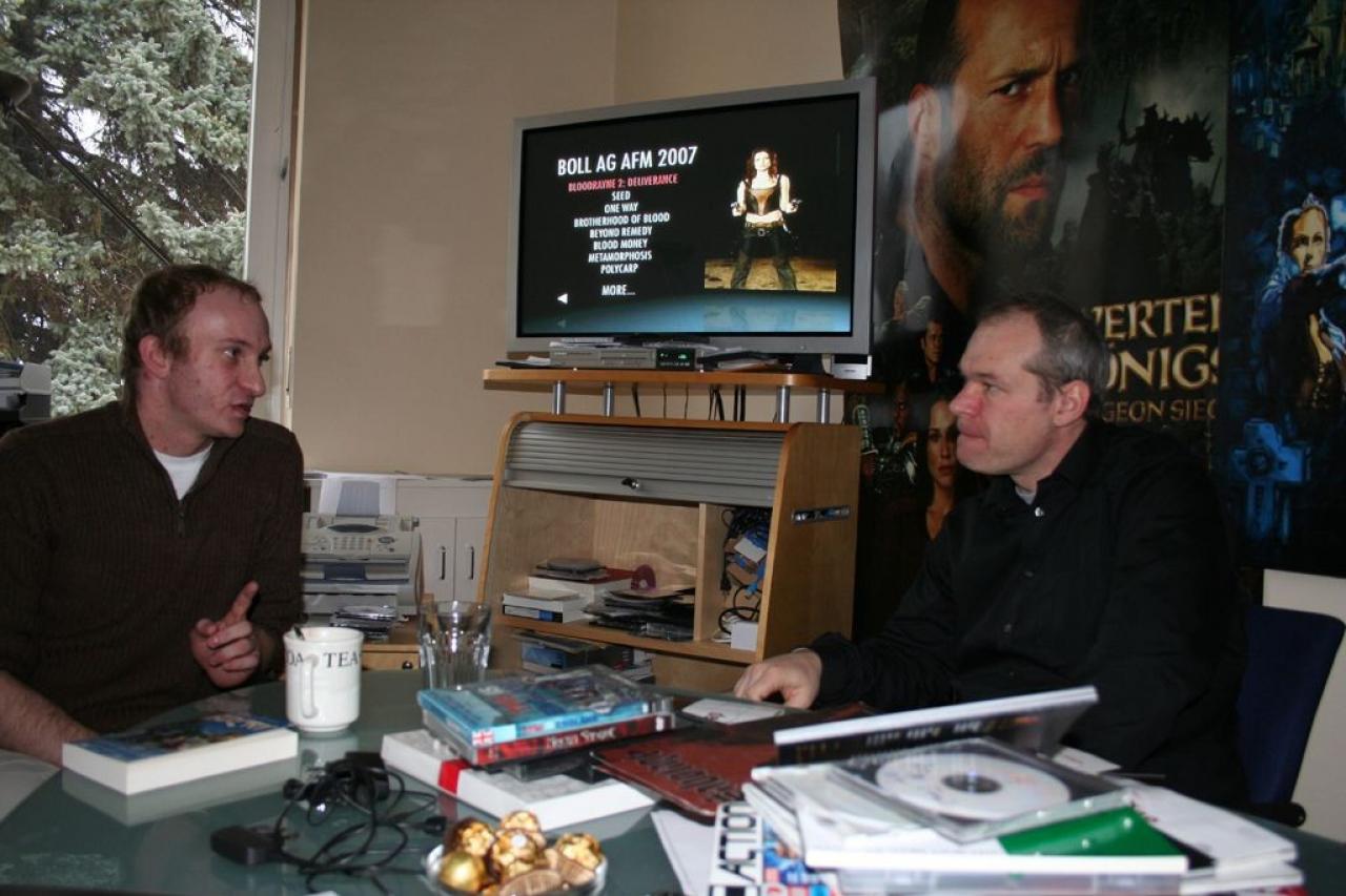 [13/11/2008] David mit seinem Partner Uwe Boll