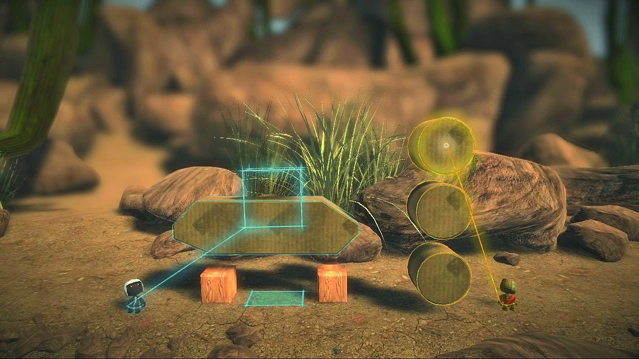 [28/11/2008] KREATIV-GRANATE: In Little Big Planet entwerfen Spieler gemeinsam immer neue Welten.