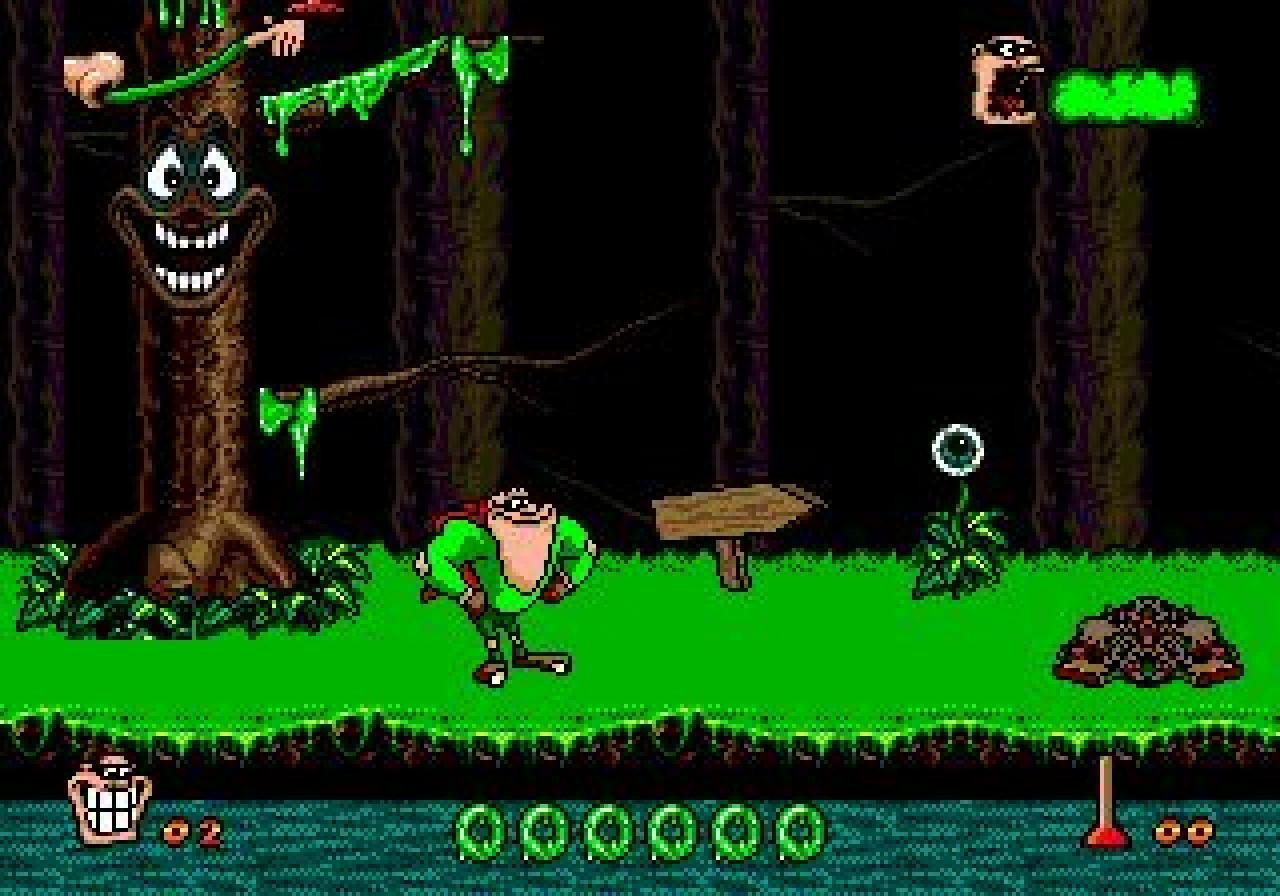 [12/12/2008] Boogerman: A Pic and Flick Adventure war ein grauenhaftes Spiel. Popeln, Fürze und Kotze sind nicht witzig. Nicht umsonst war Boogerman ein grässliches 2D-Adventure. Sinn und Zweck dieses Charakters war es, mit all diesen ekligen Eigenschaften, sämtliche 5-Jährige dieser Welt zu belustigen.