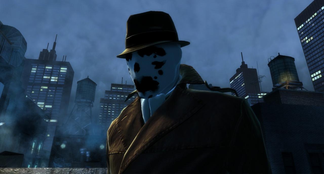 [05/02/2009] Harte Zeiten erfordern harte Maßnahmen. Das hat auch Rorschach erkannt und geht deshalb gnadenlos mit seinen Gegnern ins Gericht. Die Figur aus Watchmen: Das Ende ist nah hat ihren Namen übrigens von einem psychologischen Test. Der Patient bekommt dabei einen Tintenfleck vorgesetzt und muss dem Doktor beschreiben, was er darin erkennt. Der gleiche Tintenfleck findet sich auch auf Rorschachs Maske wieder.