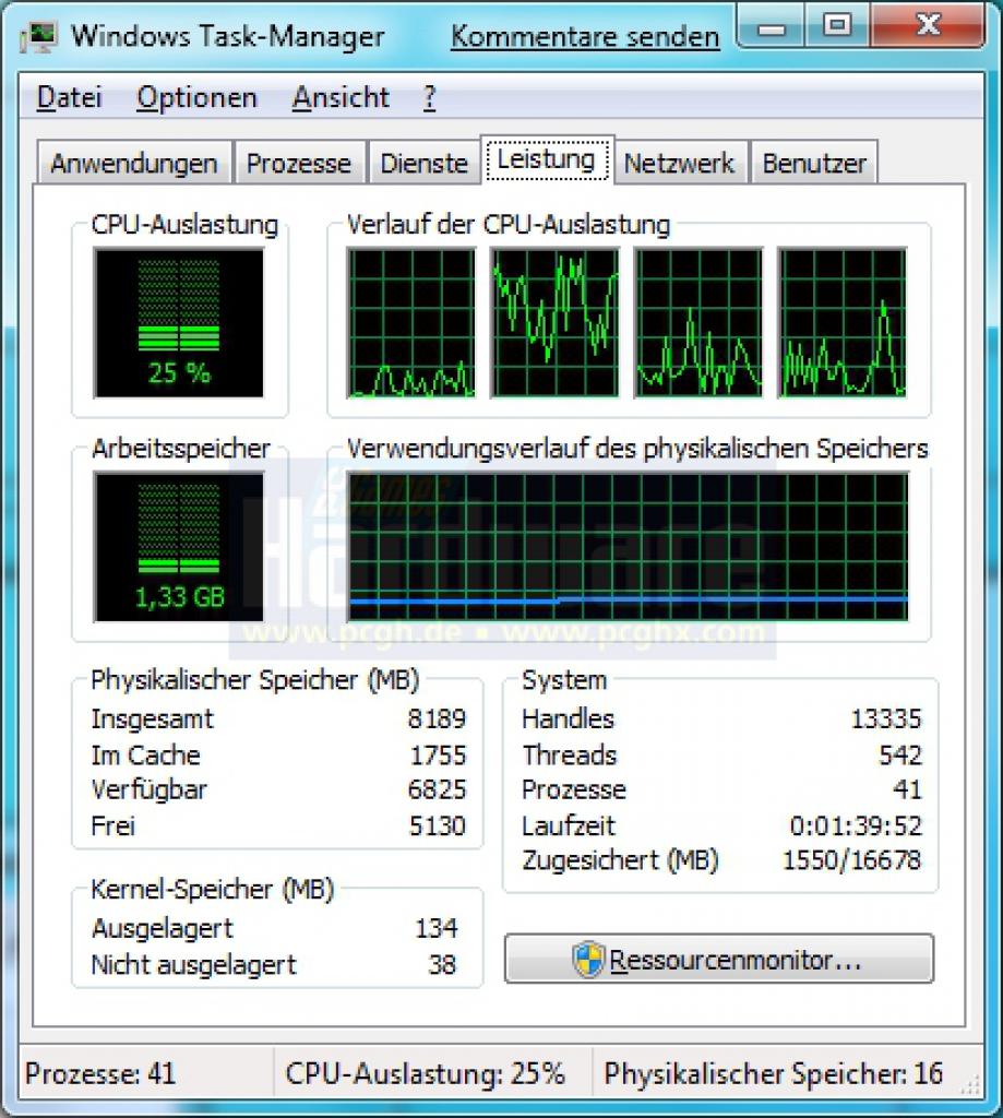 [04/02/2009] Der Windows-Taskmanager ist in den neuesten Windows-Versionen nur noch mit dem 