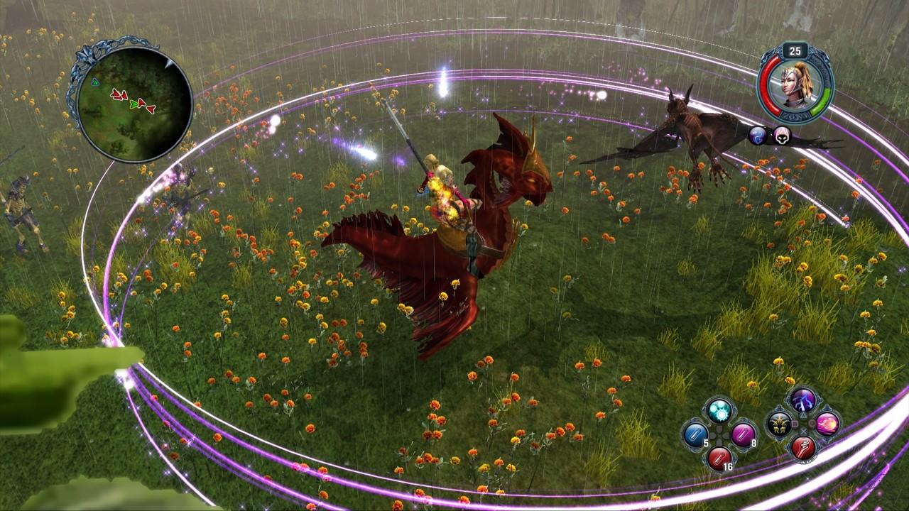 [21/02/2009] Die Klasse der Hochelfe erhält in Sacred 2 nach erfolgreichem Abschließen der entsprechenden Quest den Feendrachen als Reitgetier. Das Mount der Magierin hat es uns vor allem durch seine unkonventionelle Art angetan.