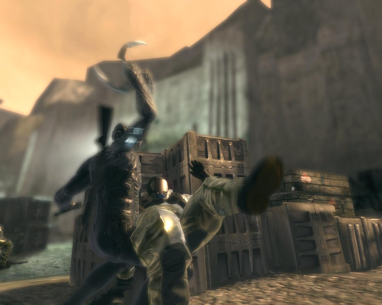 [24/03/2009] Nachdem wir uns unbemerkt an den Gegner heranschleichen konnten, bescherte uns das Spiel sofort einen Finishing-Move.