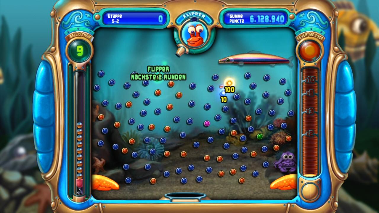 [07/04/2009] Peggle - Preis: 2,39 Euro - Der Popcap-Klassiker faziniert mit einem simplen Spielprinzip. Ihr werft eine Kugel in das Spielfeld und versucht, so viele Bälle wie möglich abzuräumen. Sind alle orangefarbenen Bälle weg, habt ihr das Level geschafft. 