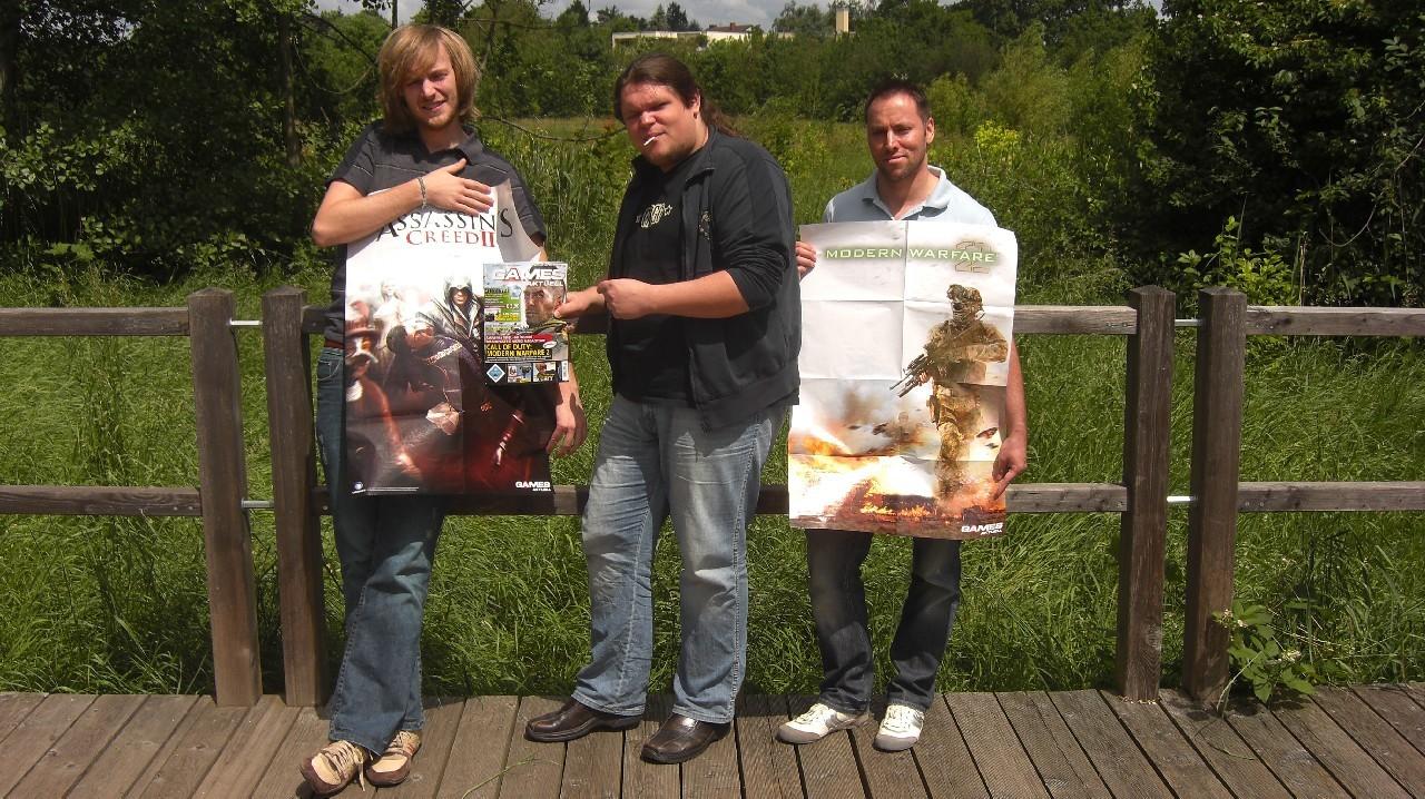 [29/05/2009] Dominic, Simon und Andy (von links)