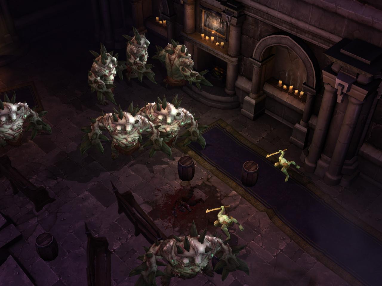 [04/05/2009] Unbegrabene sind in Diablo 3 Untote, welche ohne Beerdigungszeremoniell mit anderen Leichen zusammen begraben wurden. Die grässlichen Kreaturen haben mehrere Schädel und einen massigen Körper, der aussieht als sei er aus Leichen zusammengesetzt.