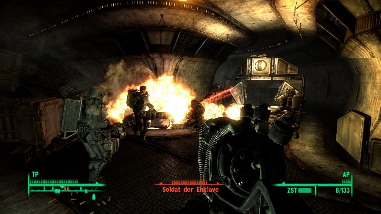 [07/05/2009] In Broken Steel für Fallout 3 schließt ihr euch der stählernen Bruderschaft an. Zusammen durchsucht ihr die postapokalyptische Einöde nach den letzten Überresten der Enklave. Zusätzlich hebt das Addon die Level-Begrenzung auf Stufe 30 an.