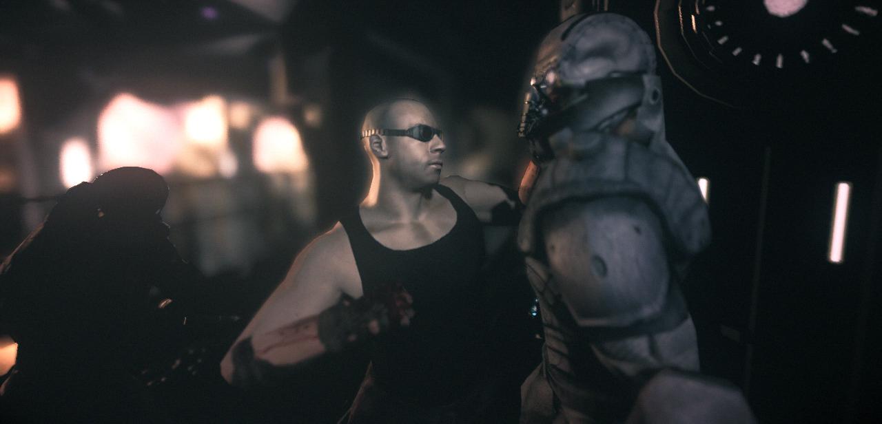 [30/06/2009] The Chronicles of Riddick - Escape from Butcher Bay: In The Chronicles of Riddick steht das Setting eher im Hintergrund - hier ist vor allem einer ultra-cool: Riddick selbst, verkörpert vom muskelgestählten Vin Diesel.