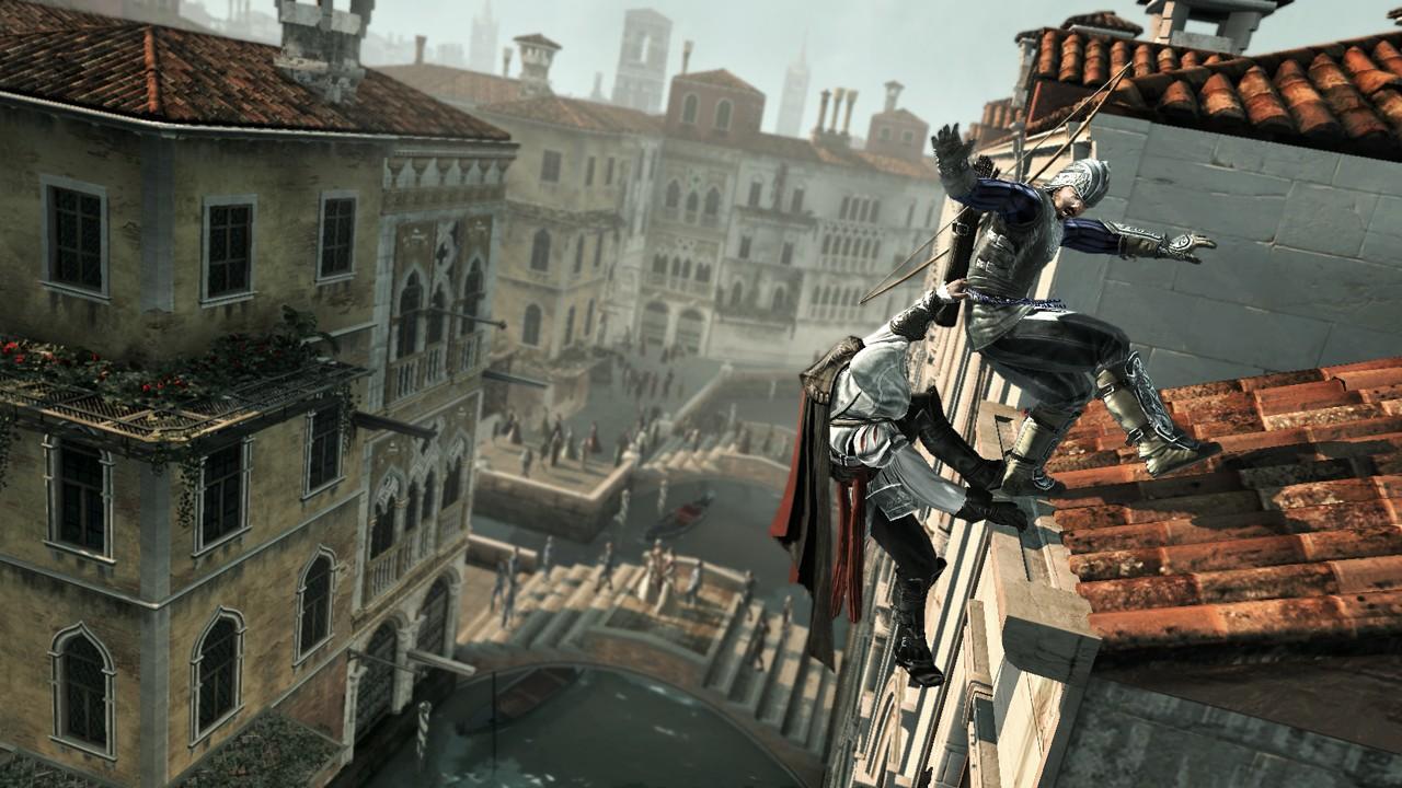 [03/06/2009] Zeit für Geschlechtergleichheit! Neben Lara Croft schubsen wir auch liebend gerne Altair, Ezio, Connor und den Rest der Gang aus Assassin's Creed vom Dach. Dann geht's in den Multiplayer, wo wir uns gleich hinterherwerfen.