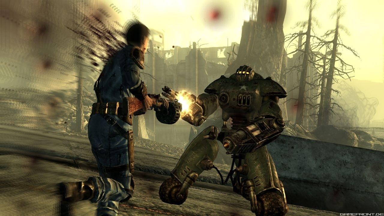 [19/06/2009] Im direkten Vergleich ist der Unterschied zwischen Fallout 3 und seinem Vorgänger sofort ersichtlich. Die isometrische Ansicht wurde durch die Ego-Perspektive ersetzt. Darüber hinaus wurde das Kampfsystem überarbeitet. Eine Abwandlung des V.A.T.S.-Systems aus dem Vorgänger ist weiterhin enthalten.