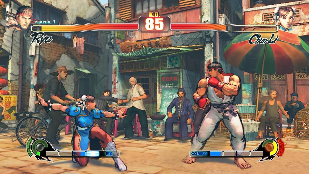 [03/06/2009] Super Street Fighter IV: Was wäre eine ordentliche Party ohne Prügelei? Gerade die Duelle Noobs vs. Pros sind ein Hingucker für alle Gäste, da ersterer meist stumpf auf eine Taste hämmert und den einzig bekannten Powermove nutzt - und damit häufig gewinnt.