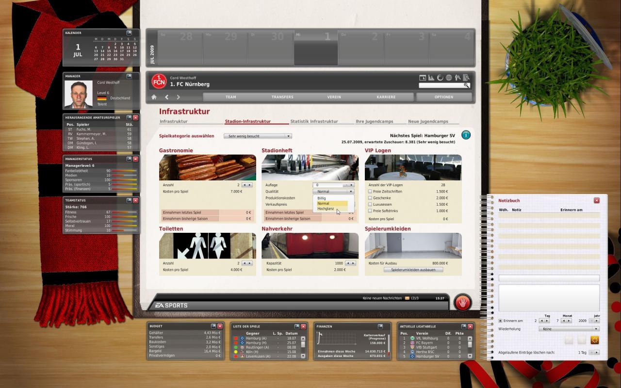 [27/07/2009] Fussball-Manager 10 im Test