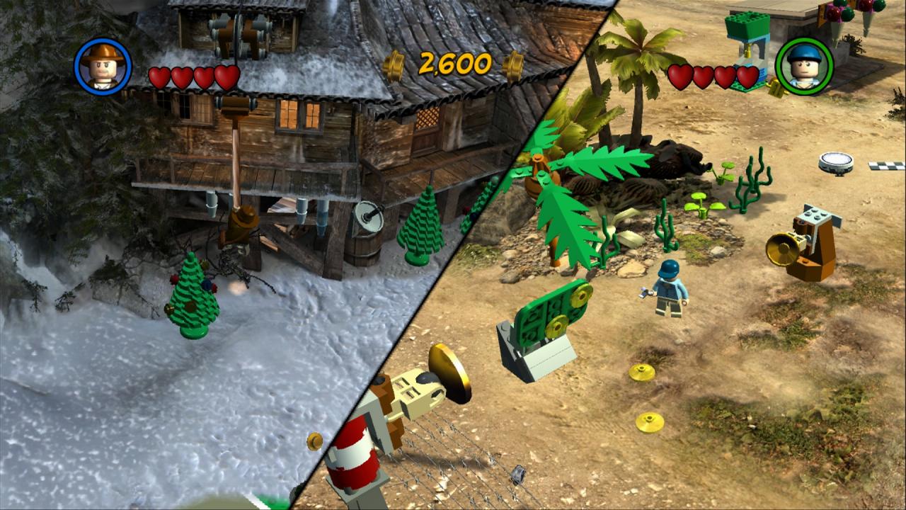 [24/08/2009] Smarter Split-Screen-Modus - Lego Indiana Jones 2 zeigt, wie man ihn noch besser macht. Im Koop-Spiel wird der Bildschirm stets genau zwischen den zwei Spielfiguren getrennt - ohne festen Winkel. Nähern sich beide Spieler, verschmelzen beide Hälften zu einem Schirm. Cool!