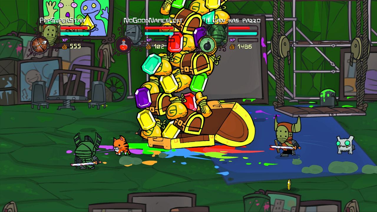 [16/09/2009] Das 2D-Adventure Castle Crashers stellt euch mit handgezeichneten Charakteren vor die verrücktesten Aufgaben. Ganz egal, ob lokal oder online: Oberste Priorität hat das Befreien der Prinzessin und die Rettung des Königreichs! Das Schicksal liegt in euren Controllern.