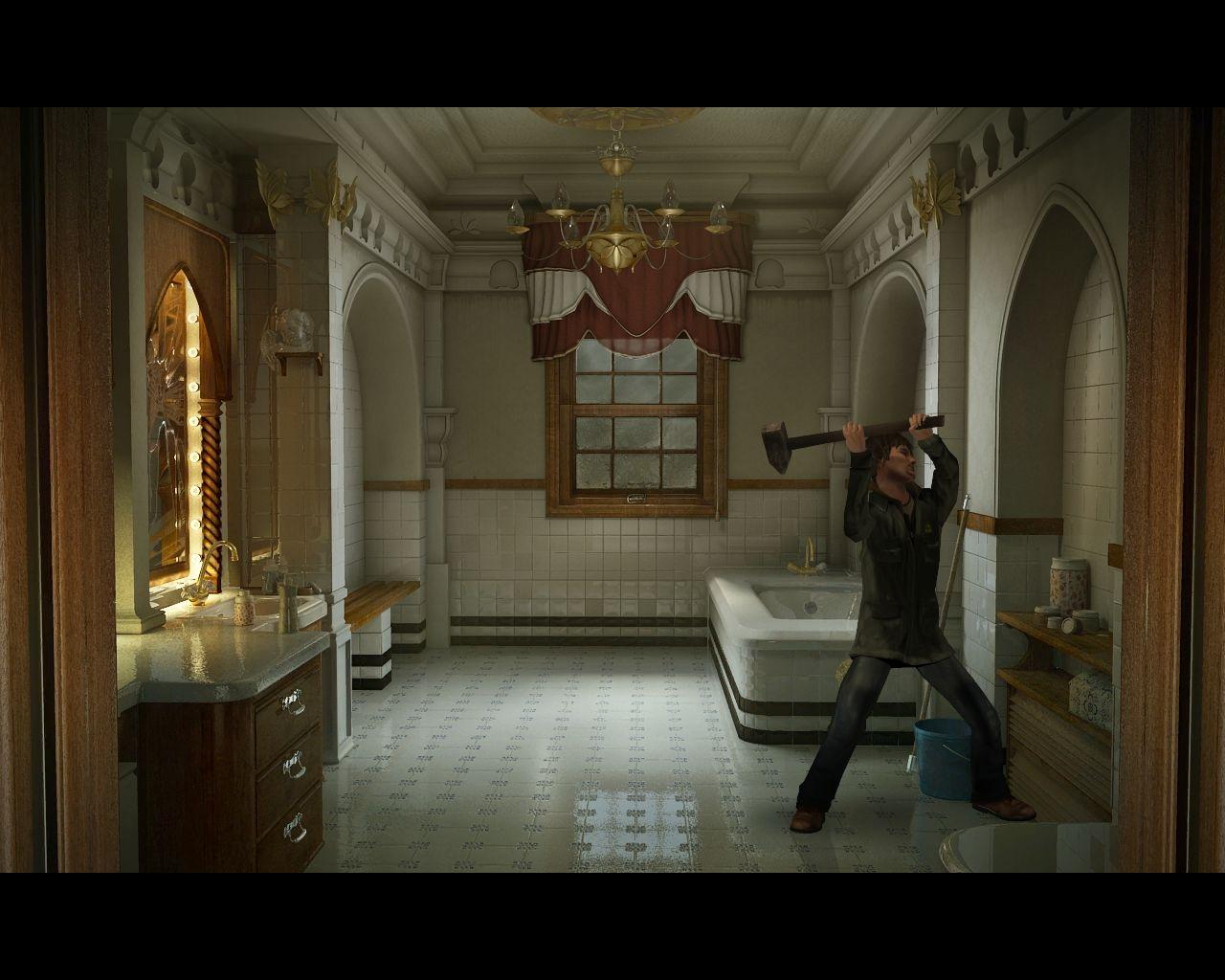 [23/09/2009] Man kann in einem Point-and-Click-Adventure nicht sterben? Kann man wohl! Black Mirror 2 und sein Nachfolger beweisen uns das an bestimmten Stellen, wo schnelles Denken und Handlungsbedarf an der Tagesordnung sind. Sind wir zu langsam oder machen nicht, was das Spiel will, dass wir machen, werden wir abrupt an einen Game-Over-Screen weitergeleitet, der sich gewaschen hat. Unser Protagonist klatscht nämlich mit dem Gesicht voran auf unseren Bildschirm, wobei rote Flüssigkeit sich überall verteilt, er seinen letzten Atemzug tut und das Ganze von wunderschönen, klirrenden Klavierklängen begleitet wird.