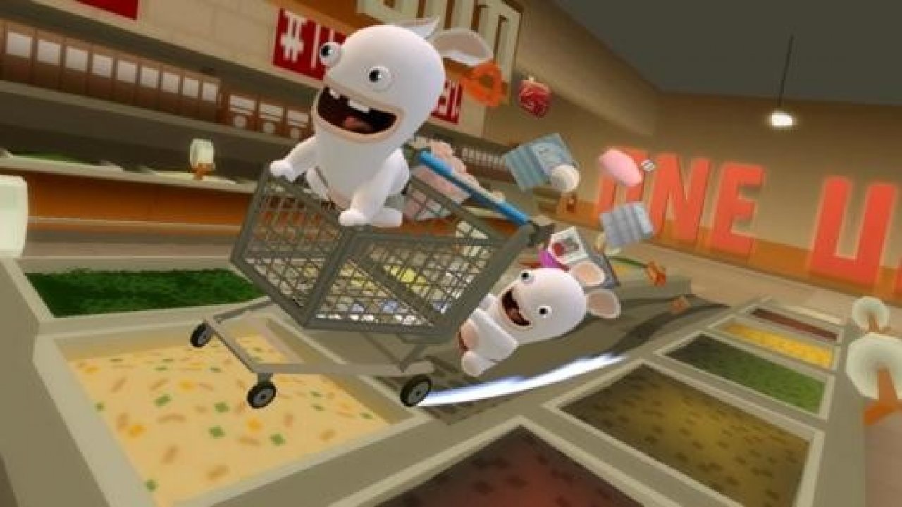 [11/09/2009] Die Rabbids sind wirklich die Bad Guys? Wie könnte jemand jemals diese knuffigen kleinen Vieher nicht drücken wollen. Wenn sie wirklich die Welt erobern wollen, dann wieso auch nicht. Schlimmer als Merkel wären die Rayman Ravig Rabbids sicher nicht.