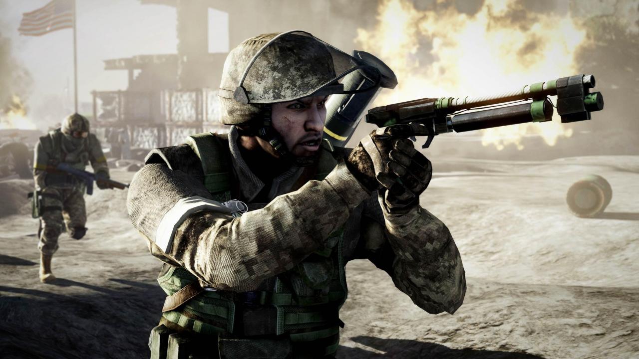 [29/10/2009] Battlefield: Bad Company 2 - Mit coolen Waffen dürfen sich nur die Soldaten ausrüsten, die über einen entsprechend hohen Rang verfügen. Also rauf aufs Schlachtfeld und Erfahrung sammeln. Die freischaltbaren Goodies motivieren ungemein.