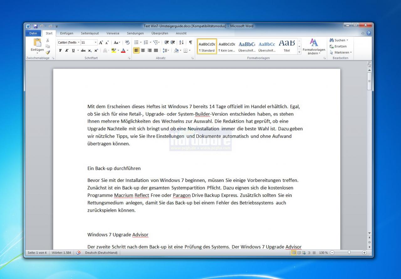 [19/11/2009] Um schnell mit der Tastatur durch Texte zu skippen, hilft die Kombination aus Strg + Pfeiltasten in die jeweilige Richtung. Drückt ihr zusätzlich noch die Shift-Taste, markiert ihr ganz flink ganze Textabschnitte.