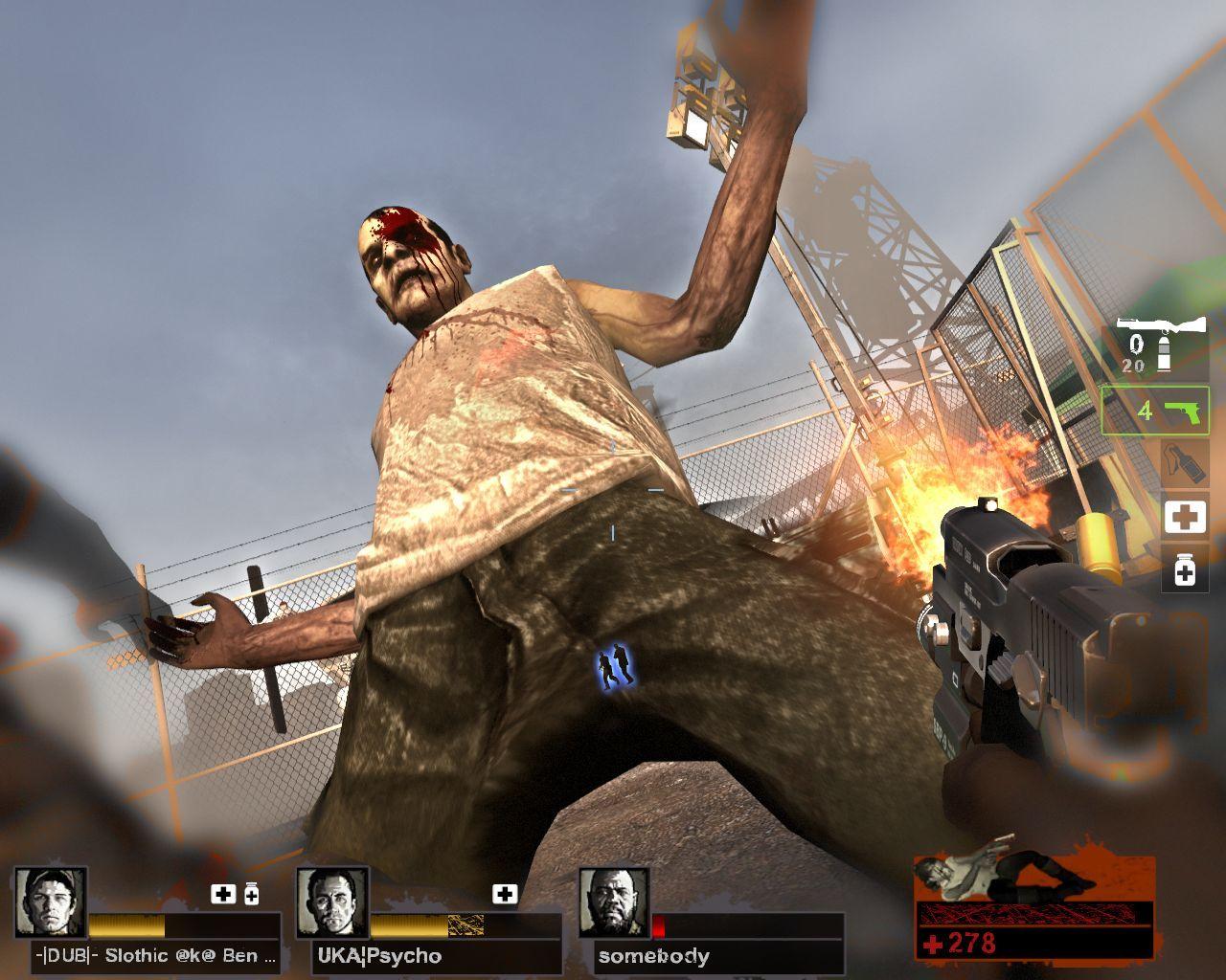 [17/12/2009] Magische Sprüche oder sonstiger Mist? Niemals! In Left 4 Dead 2 (dt.) belebt ihr eure Freunde nicht auf magische Weise. Entweder helft ihr ihnen, durchlöchert von Kugeln, einfach auf und schießt weiter fröhlich durch die Gegend oder betretet einen Raum, in dem eure Mitspieler auf euch warten, sollten sie einmal das Zeitliche gesegnet haben.