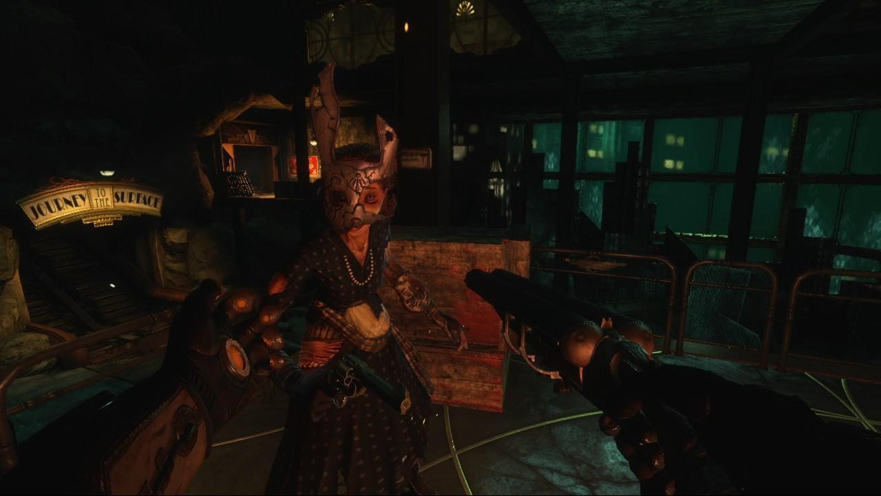 [11/12/2009] Unser Bioshock-Protagonist hat in unserem Leben entweder schon so einiges miterlebt, oder einen bemerkenswert starken Magen. Wer sich sein Essen aus dem Mülleimer fischt, kann auch nicht mehr weit davon entfernt sein, bald aus der Toilette zu schlabbern...