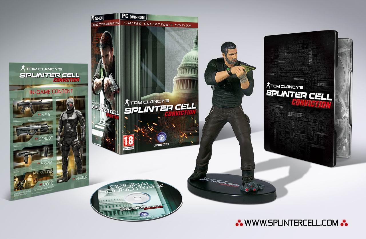 [14/12/2009] Nicht schlecht, was die Publisher und Entwickler an Gimmicks in einer Collector's Edition unterbringen. Ob das hier gezeigte Splinter Cell: Conviction sich bei der Wahl zur Collector's Edition des Jahres 2010 mausern konnte, erfahrt ihr im Ranlking.
