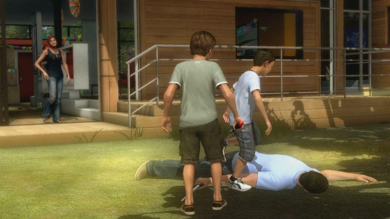 [10/02/2010] Eigentlich hätte Familie Mars mit ihren zwei Söhnen Shaun und Jason doch so ein idyllisches Leben führen können, müsste sich nicht gleich zu Beginn der Geschichte von Heavy Rain eine Tragödie ereignen. Beim Anblick der beiden Jungs beim Spielen im Garten geht uns doch glatt das Herz auf.