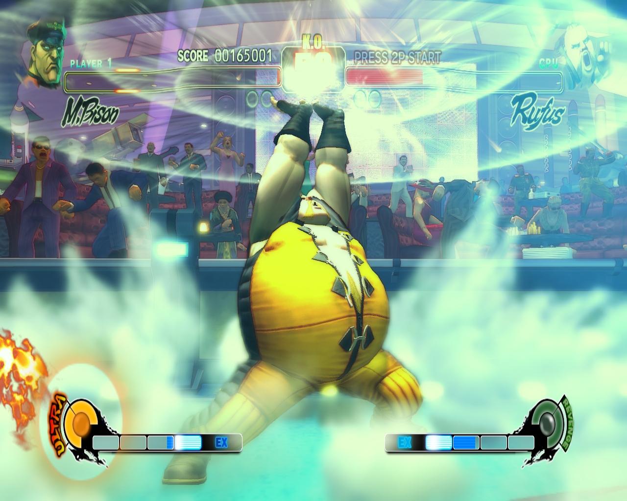[05/02/2010] Platz 1: Rufus aus Street Fighter wirft gerne sein gesamtes Gewicht in den Ring - im wahrsten Sinne des Wortes!