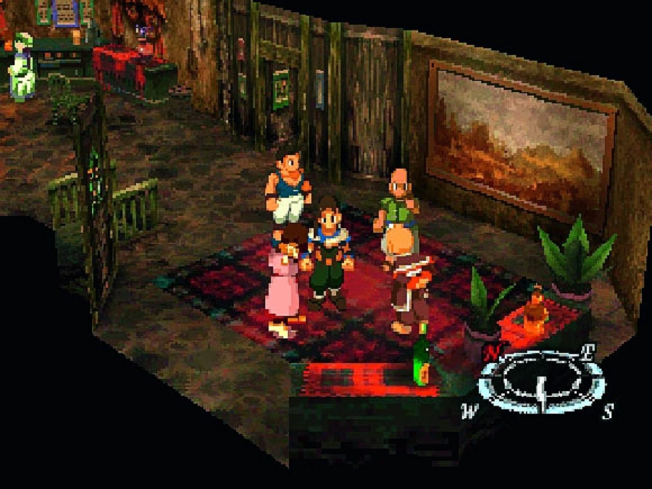[31/03/2010] Auch bei Xenogears konnten die Entwickler nicht widerstehen und mussten eine Kanalisationspassage einbauen. Bei einem gigantischen Krieg, der zwischen zwei Fraktionen herrscht, muss es ja früher oder später auf den Untergrund hinauslaufen.