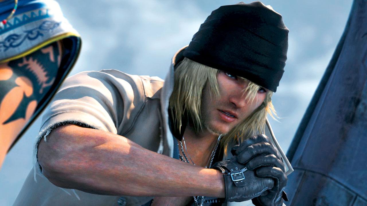 [08/03/2010] Für Snow aus Final Fantasy ist das Kopftuch schon eine Art Markenzeichen. Damit hebt er sich auf interessante Art von seinen restlichen Kameraden ab.