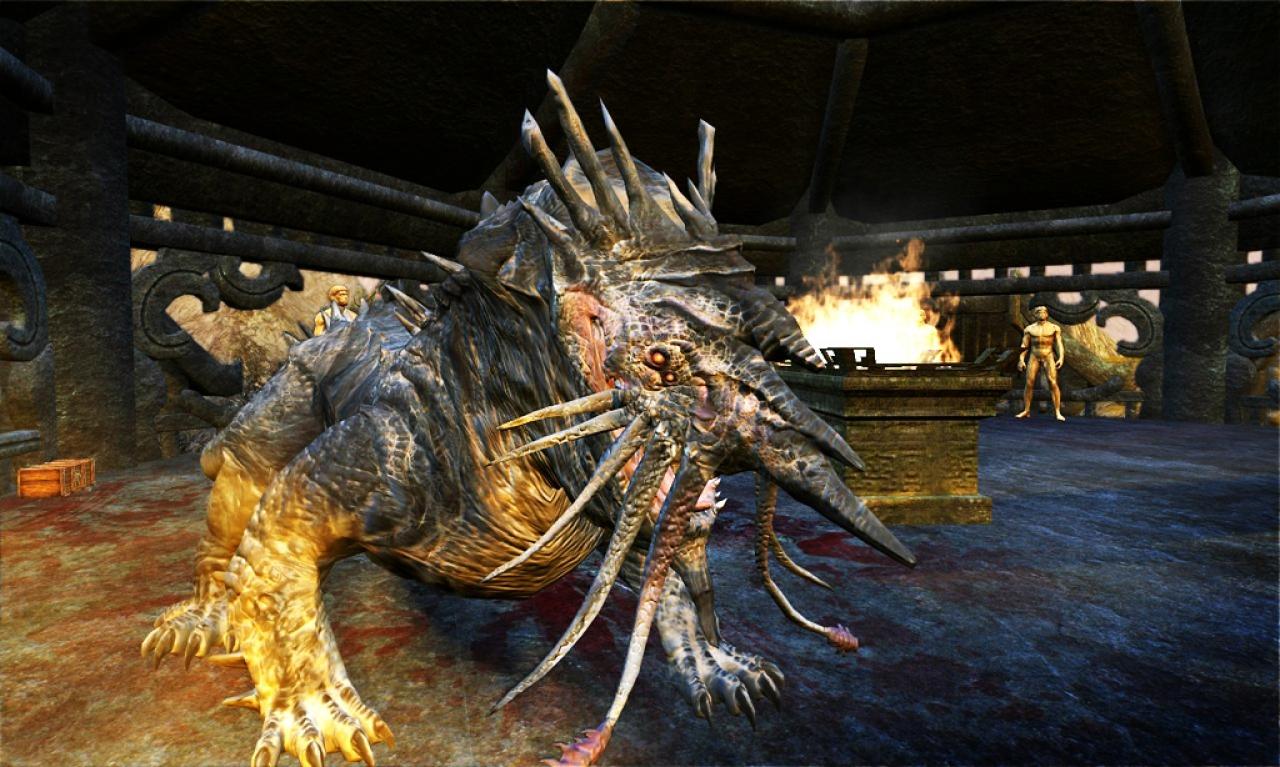 [19/03/2010] ... denn das Spiel rund um den Vollblut-Schnetzler konnte nicht nur grafisch punkten, wie man hier an dem detaillierten Modell des Monsters sehen kann ...