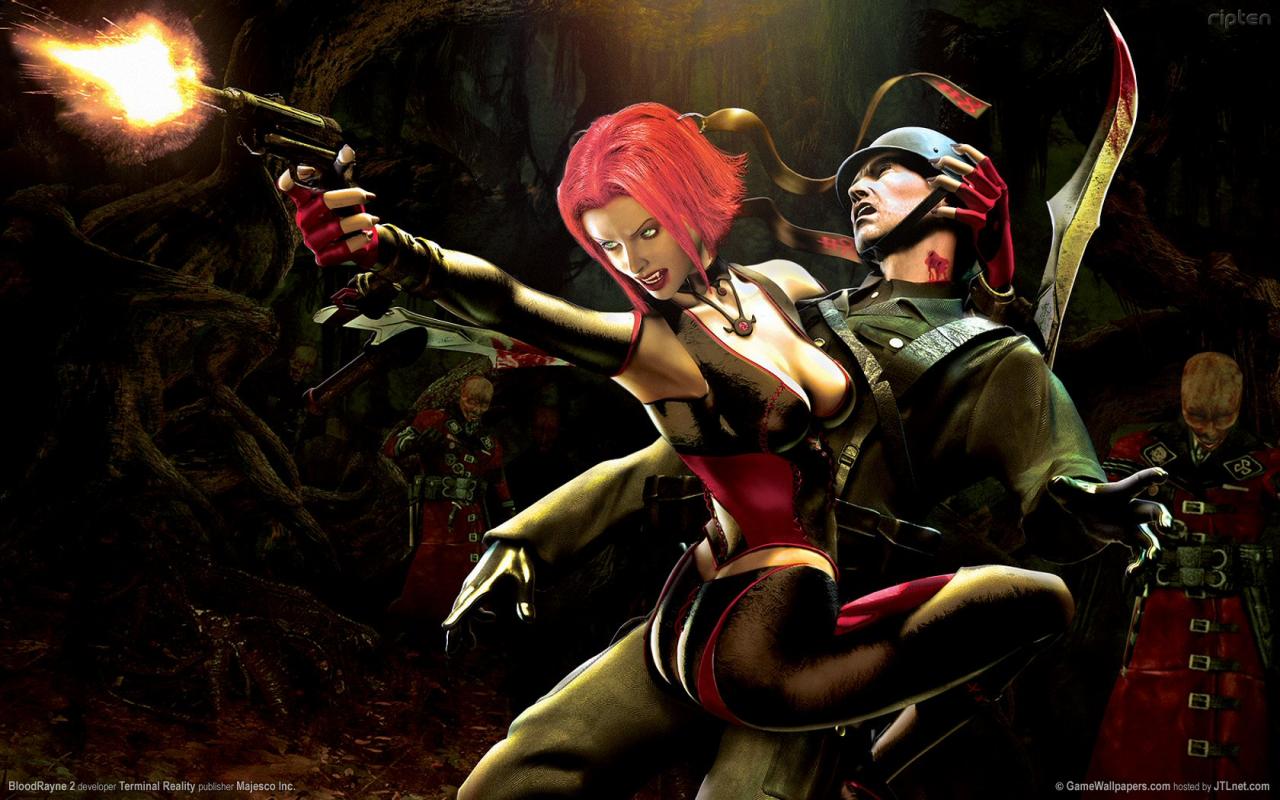 [04/03/2010] Diese Kehrseite zählt wohl zu einer der besten auf dem Booty-Markt. Ernsthaft: Diese Vampir-Dame aus Bloodrayne kann jeden Mann haben. Es ist nicht nur ihre verführerische Art oder die knallharte Persönlichkeit, die sie in diese Liste befördern. Es ist die Vinyl-verpackte Hinterseite, die sie direkt in dieses Ranking katapultiert.