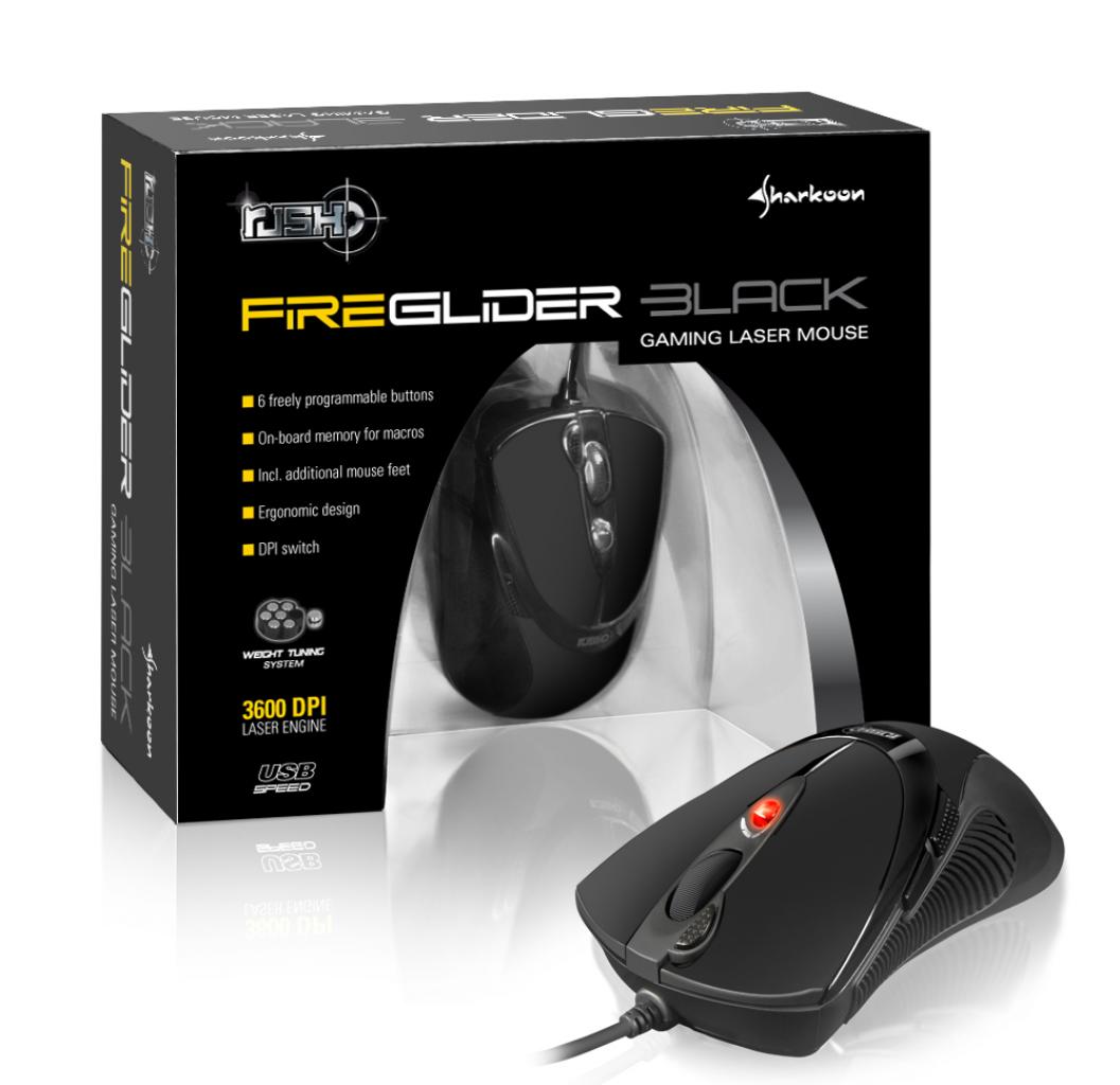[30/03/2010] Gute Einsteiger-Gamermaus für unter 30 Euro: Sharkoon Fireglider
