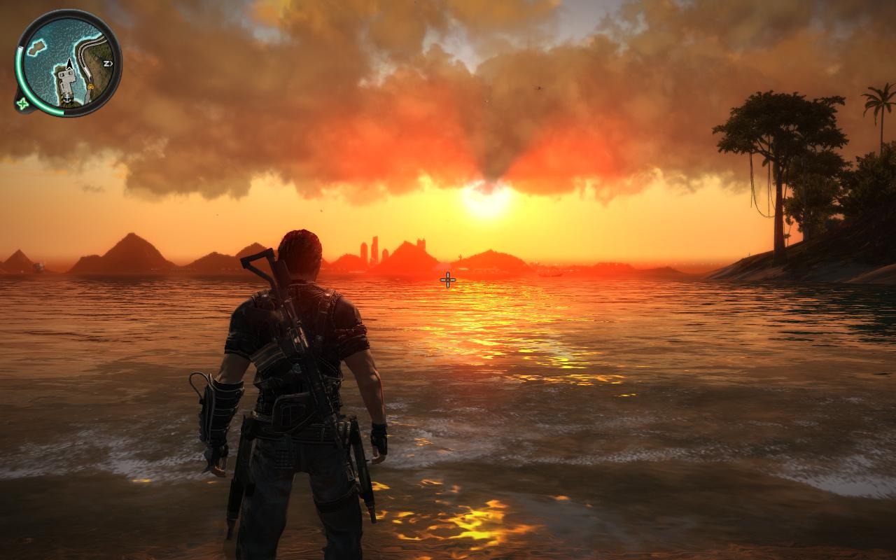 [21/05/2010] Die Definition von Abenteuerurlaub bekommt ihr in Just Cause 2: Mit dem Fallschirm und eurem Greifarm macht ihr die fiktive asiatische Inselwelt von Panau unsicher - oder, ihr chillt euch an den Strand und genießt den Ausblick.