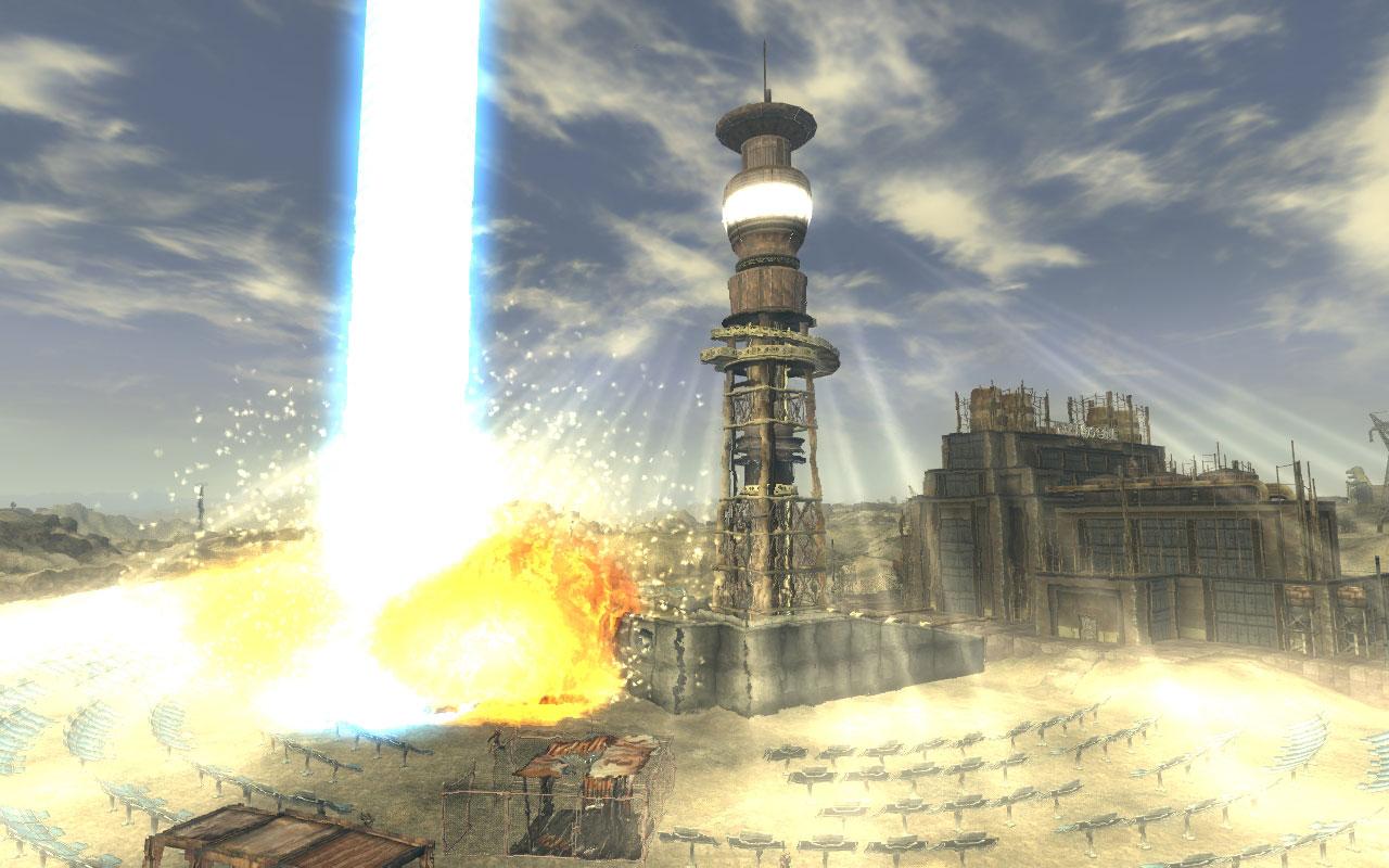 [01/05/2010] Kommen wir vom terrorverseuchten Las Vegas zum radioaktiv verseuchten Vegas von Fallout: New Vegas. Hier brennt gleich die ganze Welt, wenn wir unsere Laser auf über 9000 stellen.