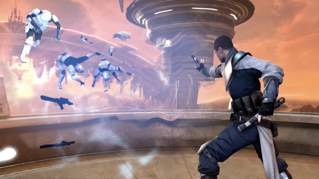 [09/06/2010] Starkiller aus Star Wars: Force Unleashed: Darth Vaders Schüler hat sich als sehr talentiert herausgestellt. Die Fähigkeit, Gegner durch die Luft zu wirbeln - wie hier auf dem Bild - hätte ihn aber noch nicht für dieses Ranking qualifiziert. Da er das Selbe aber auch mit einem Todesstern macht, hat er sich den Platz auf dieser Liste redlich verdient!