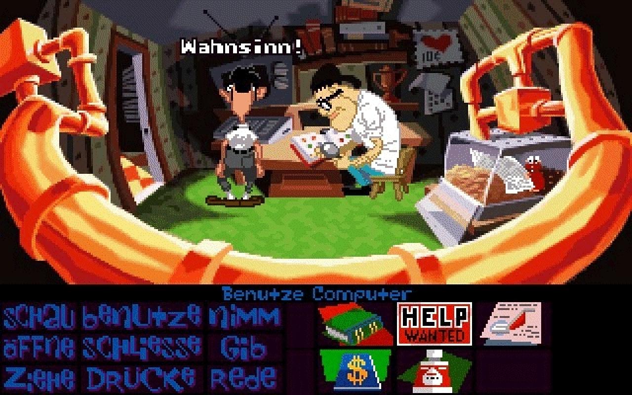 [01/06/2010] Day of the Tentacle: Der Vorgänger Maniac Mansion ist im PC von Eddy im ersten Stock versteckt. Maniac Mansion kann man komplett durchspielen.